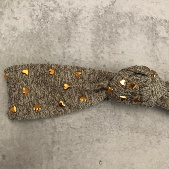 Lele Sadoughi Gray Heat Studded Embellished Facemask and Headband Set NEW - Picture 4 of 9